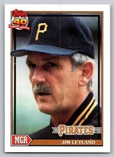 1991 Topps - Team Leaders Jim Leyland #381