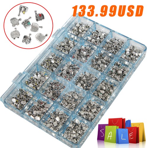 1000 piezas soportes dentales de ortodoncia de metal soporte MINI MBT.022 345 ganchos NUEVO-A1 - Imagen 2 de 11