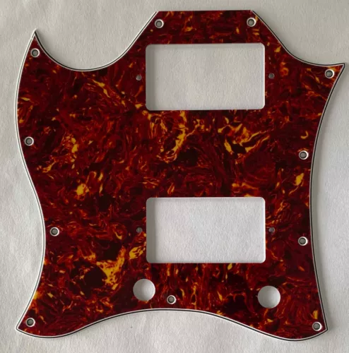 New For Gibson SG Standard Style Full Face Lefthand GuitarPickguard,Red Tortoise