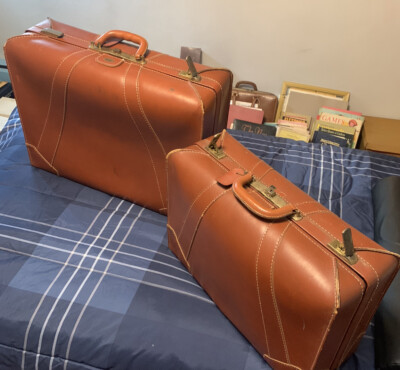 vintage samsonite hard shell suitcase