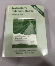 Instructors Solutions Manual  Developmental M...