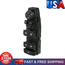 Left Driver Side Master Window Switch for BMW 328I 528I 2.0L L4 Turbo 2012-2016