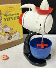 Vintage Ideal Toy Mechanical Stand Mixer With Juicer on top With Box 1960s