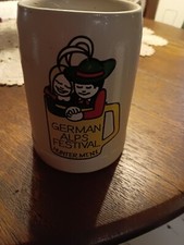 Nice Pottery Stien, Made In West Germany German Alps Festival, Hunter Mt N.Y.