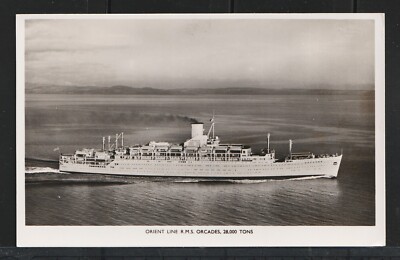 c.1950 RPPC Postcard unused - Oriental Line R.M.S Orcades (Royal Mail Service)