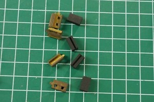 4 x Kohle für Motor Filmprojektor Projektor Ersatzteile NOS W-2604