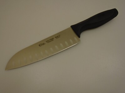 Case XX USA 7'' Santoku Style Stainless Granton Edge Knife XXLT639 Factory 2nd