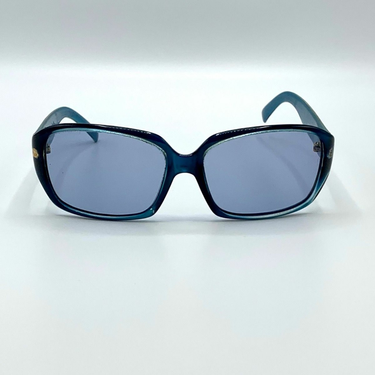 Vtg Versace Sunglasses Blue Gold Greek Key Print Vintage Versace Sunglasses Mod 437 Col 754 Blue Gold Greek  main image 2