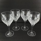 Royal Doulton Glasses Westport Red Wine Set of 4 Crystal Stem Retired 8 oz 7.25"
