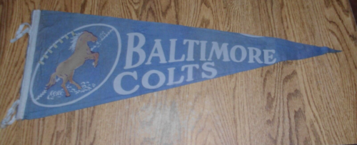 Vintage Baltimore Colts Pennant - Imagen 1 de 2
