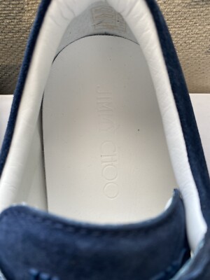 Jimmy Choo cash sneakers Studded Stars fine suede blue navy  display picture 3