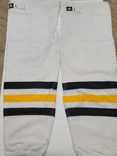 JAKE GUENTZEL 19'20 White HFC PHOTOMATCHED Pittsburgh Penguins NHL Game Socks