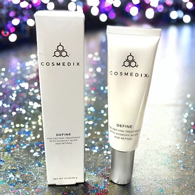 Cosmedix Define Age-Defying Treatment with Hydroxy Acids and Retinol 1.5 oz -NIB