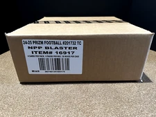 2024 PANINI PRIZM FOOTBALL FACTORY SEALED 20 BOX BLASTER CASE - ORANGE LAZERS