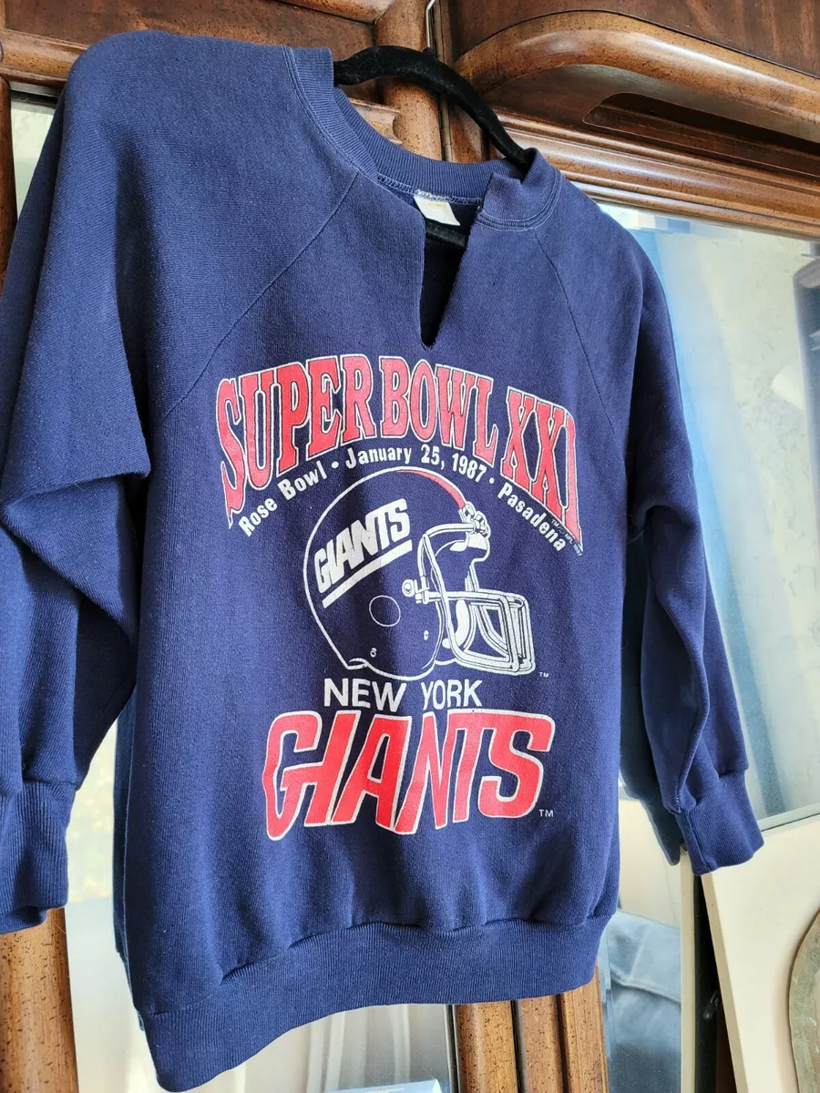Ny giants super bowl clearance sweatshirt