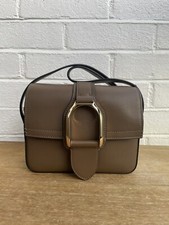 Ralph Lauren Taupe / Brown Welington  Crossbody Bag New & Authenticity Card