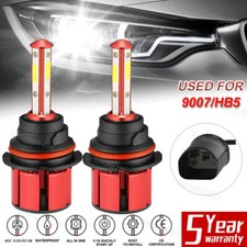 9007 4 Sides Led Headlight Bulbs Kit Hilo For Ford F-150 F-250 F-350 Super Duty