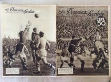 FOOTBALL 1935 JUVENTUS - FLORENTINA AMBROSIANA INTER - LAZIO LIVORNO - TURIN ....