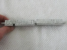Hot Foil Embossing & Stamping Machine Letters  1/2” Baltimore Transit Co