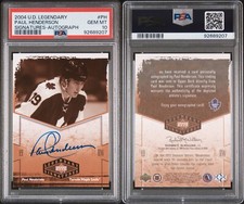 PAUL HENDERSON 2004-05 UD Legendary Signatures Autograph PSA 10 Gem Mint (pop 1)