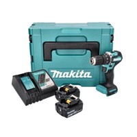 Makita DHP 487 RMJ Akku Schlagbohrschrauber 18 V 40 Nm + 2X Akku 4,0 Ah + Lader