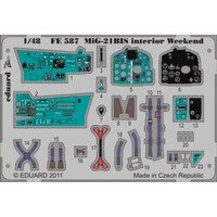 MW22 Eduard FE587 MIG-21BIS Interior S.A. Weekend 1/48 Zoom Set For