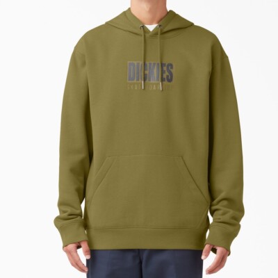 Dickies Skate Pullover Fleece Hoodie Sweatshirt Green Moss Men's