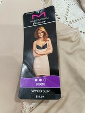 Maidenform FL1269 FLEXEES Women's Firm Control S/5 Shapewear WYOB Slip NEW 