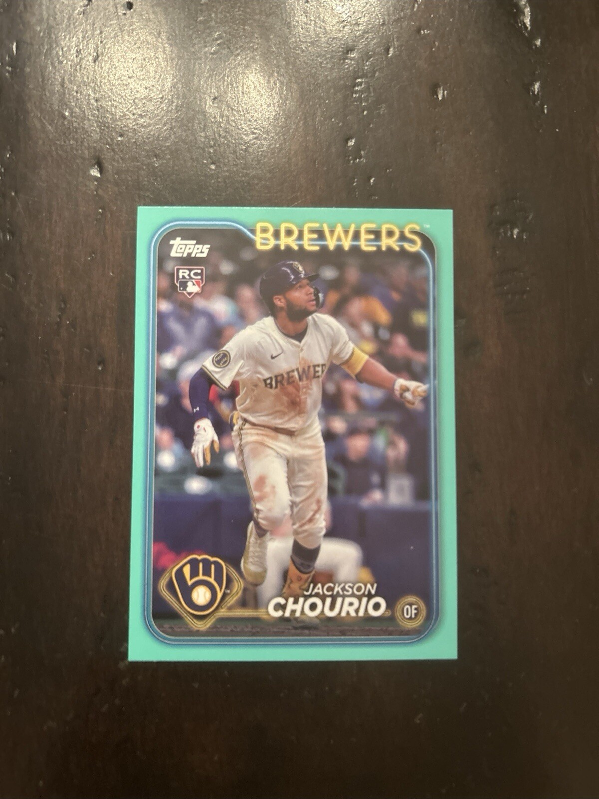 2024 Topps Update Series - Aqua #US240 Jackson Chourio (RC)