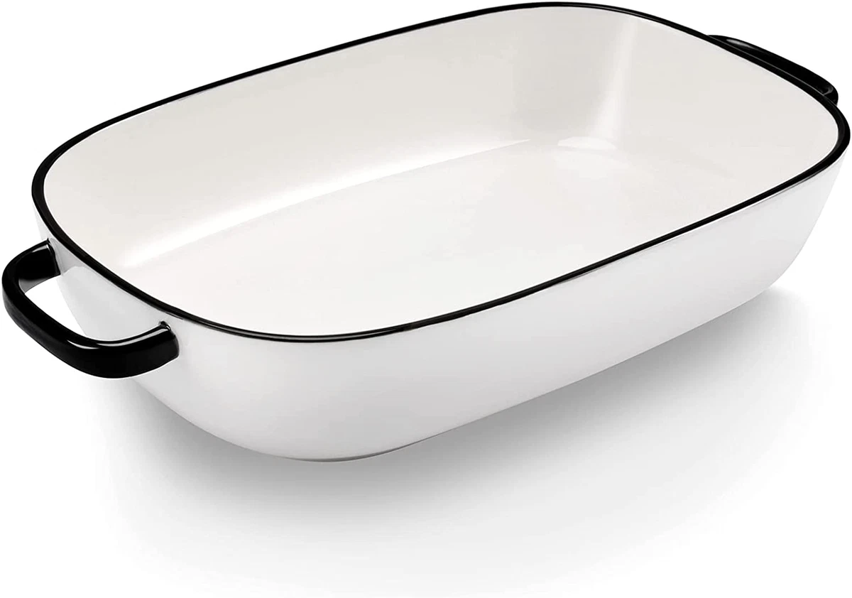 6 Quart Large Rectangular Baking Dish, 16X11 Inches Ceramic Baking Pan  Casser