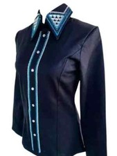 Western Showmanship Horsemanship Pleasure Show Shirt -Taffeta Show Shirt