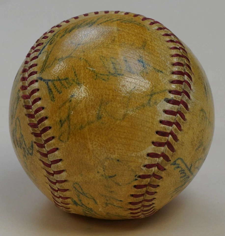 1948 Pirates Team Signed Baseball PSA/DNA LOA Ralph Kiner Tiny Bonham Bill Meyer - Image 4 of 4