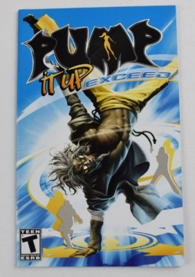 Pump It Up Exceed PS2 PlayStation 2 Authentic Instruction Manual Booklet Only