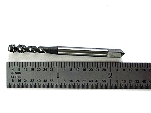 8-32 GH2 2 FLUTE SPIRAL FLUTE BOTTOMING TAP HY-PRO FOR ALUM OSG 2953100 - Afbeelding 5 van 7
