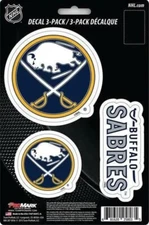 Buffalo Sabres Team ProMark Die-Cut Decal Stickers 3-Pack