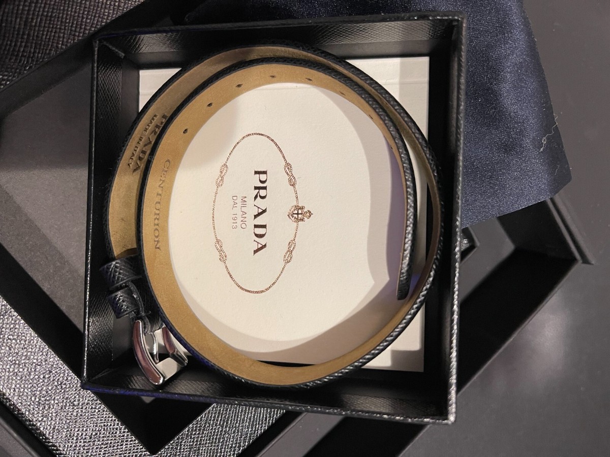 Prada Centurion Amex Wearable Leather Bracelet New *WITH Prada Centurion Amex Wearable Leather Bracelet New *WITH
