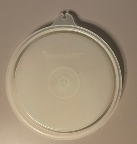 Tapa de repuesto redonda de mariposa Tupperware transparente #215-100 hecha en EE. UU. - Imagen 2 de 3