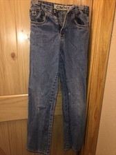 cinch jeans youth size 16S w/ adjustable waist 26  X29  