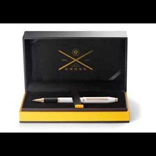 Cross Century II White Pearl and Rose Gold Rollerball Pen New in Box 140 Gift