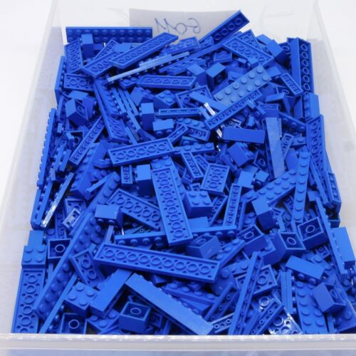 LEG0557 Lego Gros Lot de Bricks Briques Plates Plaques Bleu Blue Mix Size 50g Vr - Photo 1/1