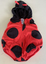 Carters Baby Ladybug Halloween Costume 6-9 Months Plush Body Only INCOMPLETE