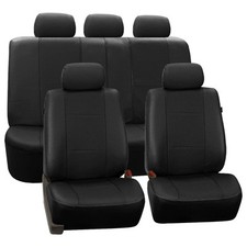 Deluxe Leatherette Padded Seat Covers For Car Truck Suv Van - Full Set Deluxe Leatherette Padded Seat Covers For Car Truck Suv Van - Full Set