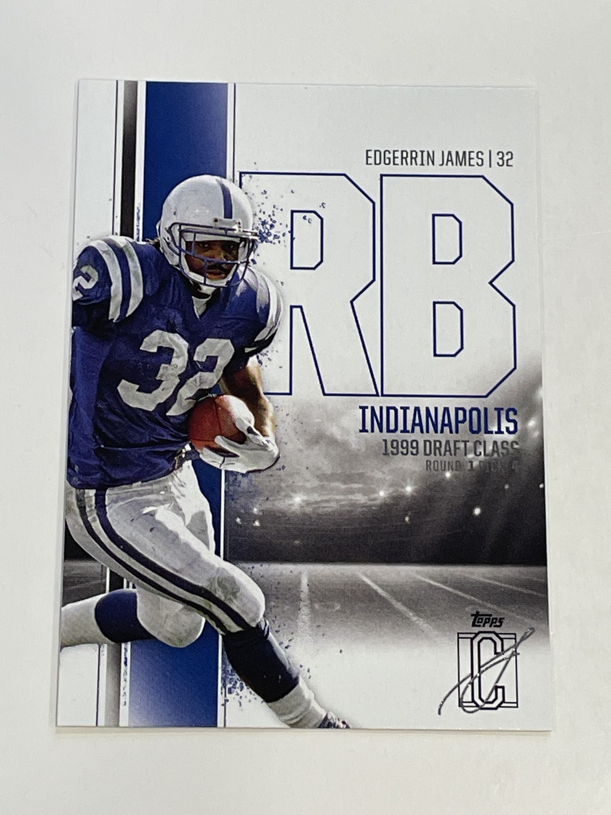 2024 Topps Signature Class Football #21 - Edgerrin James - Indianapolis Colts