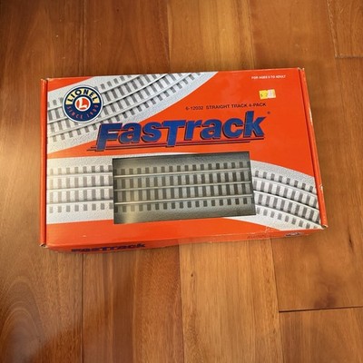 Lionel FasTrack 10  Straight Track, Electric O Gauge, (Pack of 4)