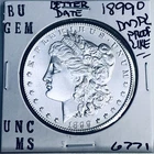 1899 O BU GEM MORGAN SILVER DOLLAR UNC MS+++ U.S. MINT RARE COIN 6771