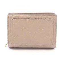 LOUIS VUITTON Portefeuille Claire Bi-fold wallet M29454 Monogram empreinte Beige