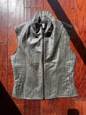 Emil Ruthenberg Vest Soft Shell Pinstripe Vintage Vest