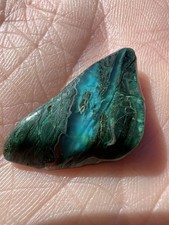 Polished Gem Silica/Malachite/Chrysocolla Fre...