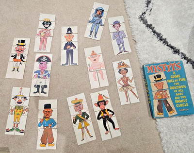 Spear's Games Misfits Vintage Charakteraufbau Kartenspiel komplett 60