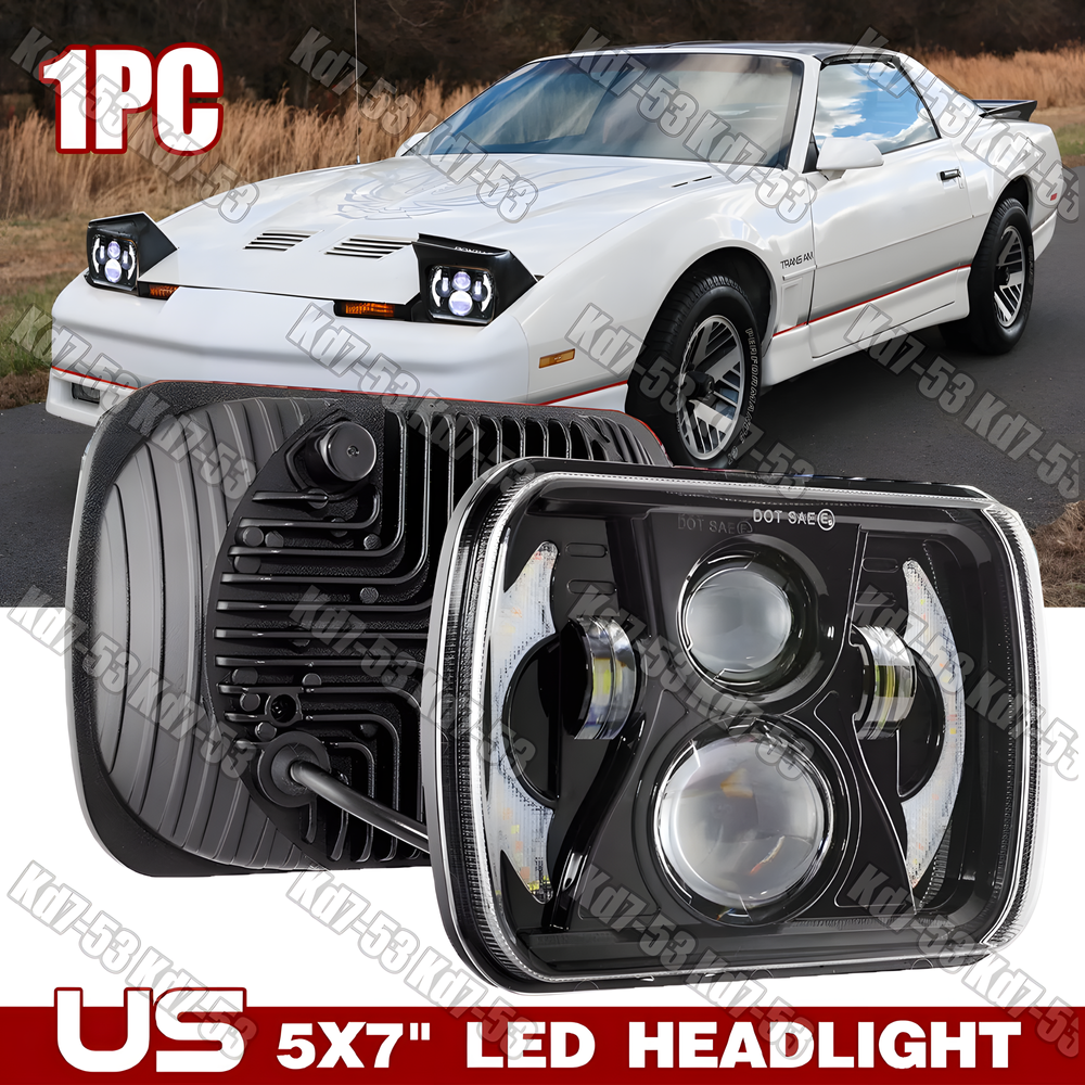 For Pontiac Firebird 1982-1990 1PCS 5x7 7x6